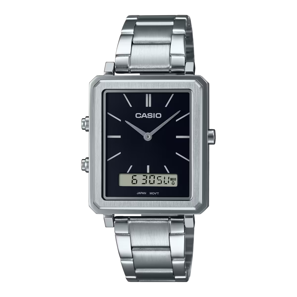 Casio Enticer Male Analog Stainless Steel Watch