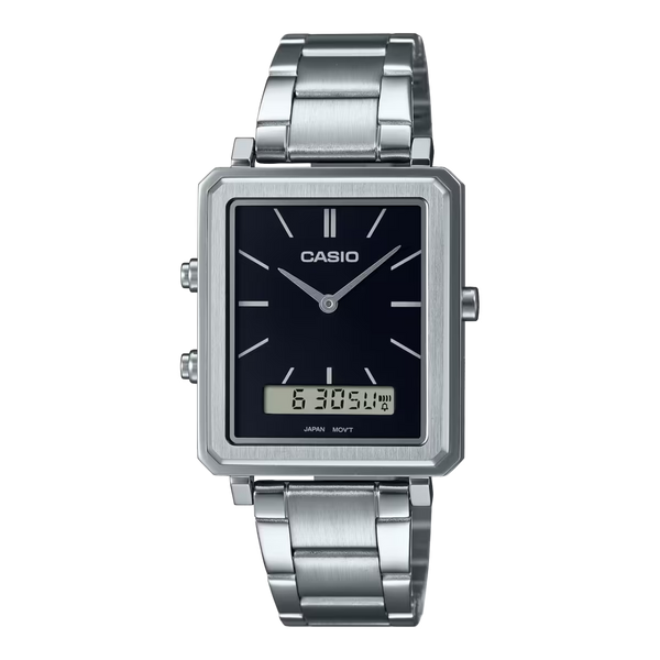 Casio Enticer Men Classic Analog-Digital Black Dial Watch